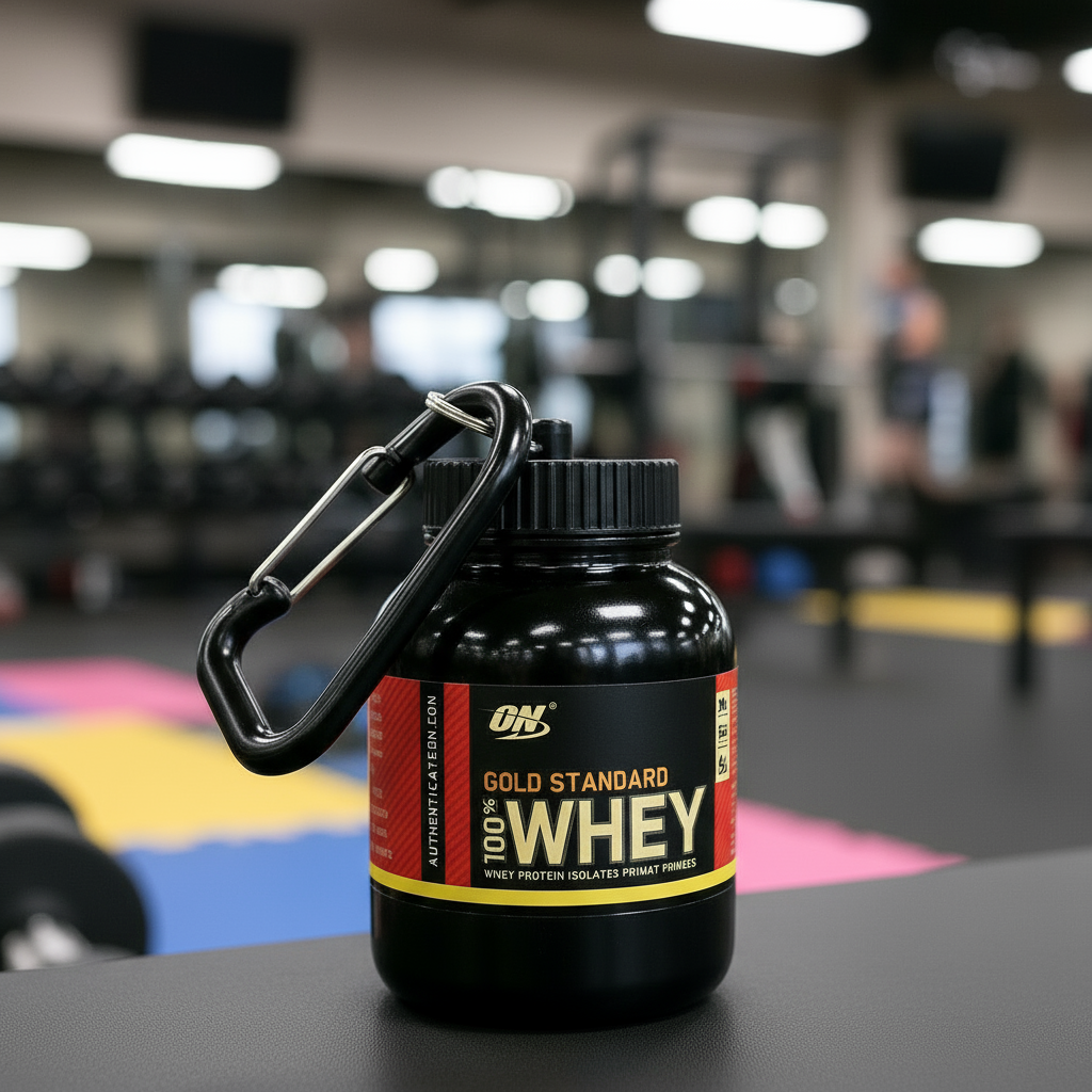 ProteKey – El bote portátil para tu proteína, creatina y pre-entreno